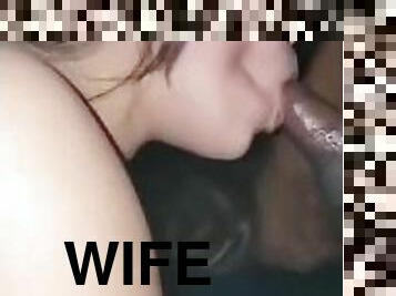 Wife sucks husband's friends dick
