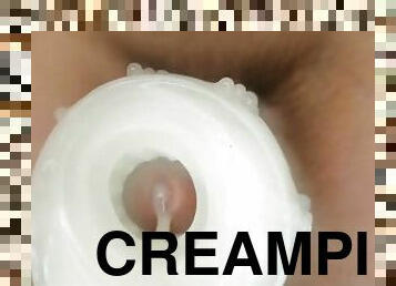 Internal Creampie of a Sextoy. Ep 7