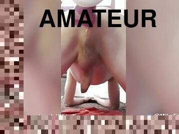 amador, anal, gay, fudendo, máquinas, dildo, sozinho, depilada