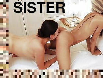 Stepsisters Lia Lyen and Maryana Rose forge relationships through sex