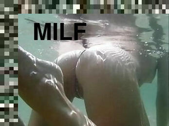 umum, isteri, amatir, sayang, jenis-pornografi-milf, ibu, kamera, pantai, pengintipan, kaki