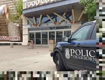 Great Steak Chef Serves Pregnant Milf The Meats on Lunch Break Outside Mall on Camera near Police