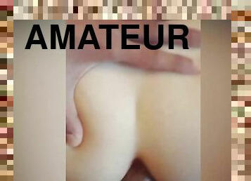 asiatisk, røv, store-patter, amatør, anal, teenager, første-gang, patter, røv-butt, brunette