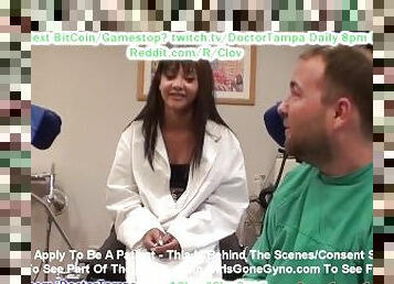 $CLOV Ebony Hottie Eliza Shields's Gyno Exam Caught On Security Cams Doctor Tampa @ GirlsGoneGynocom