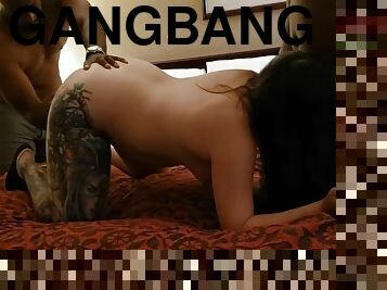1st Bbc Gangbang - Interracial Gangbang