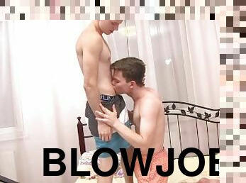 Insatiable Cock Sucker Efren Gets His Tight Lovehole Fingered And Fucked By Pale Stud Jacob!