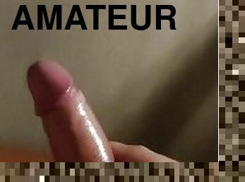 masturbation, amateur, énorme-bite, point-de-vue, solo, bite