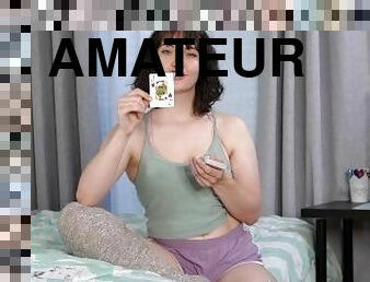 masturbation, amateur, ados, secousses, ejaculation, fétiche, solo, brunette