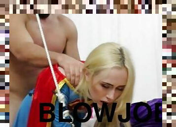 Candy White / Viva Athena “Supergirl Solo 1-3” Bondage Doggystyle Cowgirl Blowjobs Deepthroat Oral