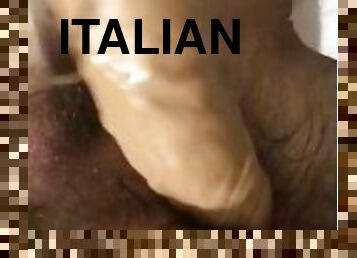 dilettant, anal-sex, homosexuell, europäische, euro, dildo, italieniener, allein