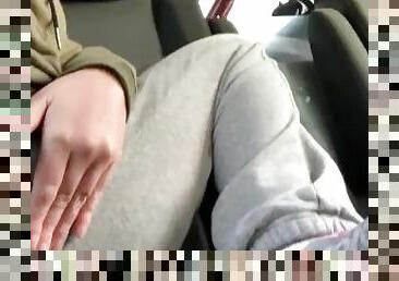 touching myself wth in car