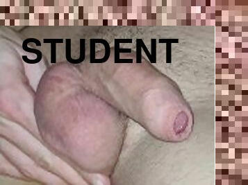 masturbación, estudiante, amateur, polla-enorme, gay, alemán, paja, universidad, a-solas, bisexual