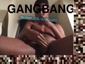 betrug, doggy, immens, masturbieren, beule-schuss, ebenholz, immens-glied, junge, gangbang, schwarz