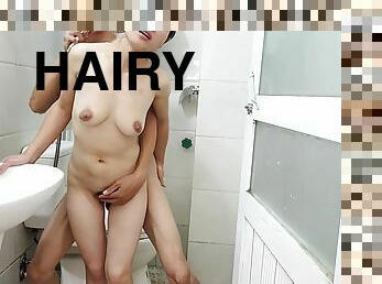 Doggy Style In Bathroom Pretty Girl Small Pussy