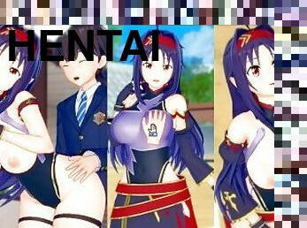 ??????????????????????(SAO) ?????(???)3DCG???????[Hentai Game Koikatsu! Konno Yuuki (Anime 3DCG Vide