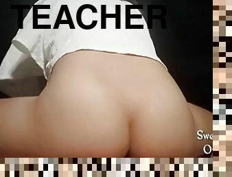 Pinay Horny teacher kinantot habang umuulan