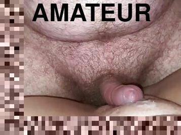 cul, extrême, chatte-pussy, amateur, ejaculation-sur-le-corps, ados, couple, belle-femme-ronde, joufflue, point-de-vue