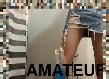 amador, anal, pénis-grande, transsexual-tranny, primeira-vez, loira, dildo, sozinho, dor, pénis