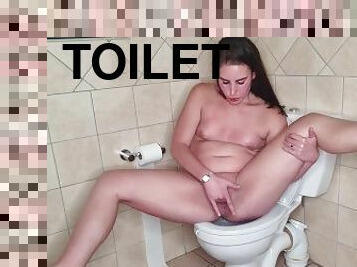 clito, masturbation, orgasme, chatte-pussy, ejaculation, toilette, petite, fétiche, solo