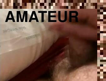 grosse, masturbation, amateur, branlette, belle-femme-ronde, joufflue, fétiche, solo, blanc, bite