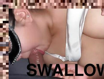 Teenage Slut Works For That Cum! (cum Swallow)