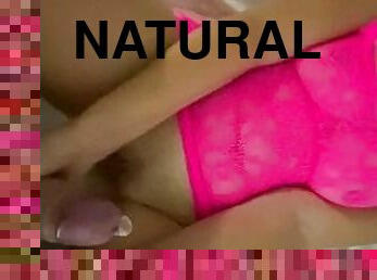 Big natural tits Just the tip to hard fuck Doggy orgasm creampie