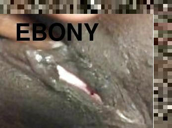 Ebony Fingers Wet Pussy