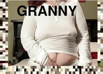 amatööri, isoäiti-granny, milf, pikkuhousut, makuuhuone, soolo, valkoinen, eroottinen