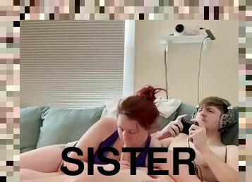 Thicc pawg stepsister deepthroating my bwc while I play video games a1 oral