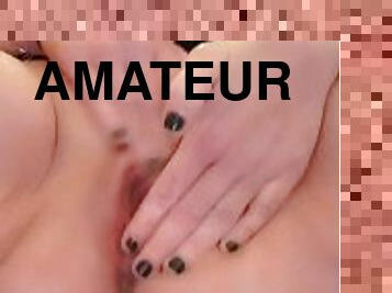 masturbação, orgasmo, esguincho, amador, mulher-madura, bbw, sozinho