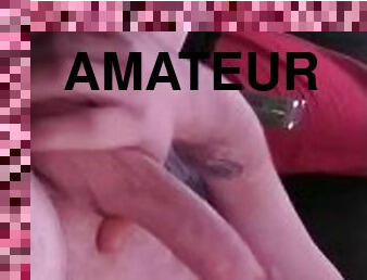 papa, masturbation, amateur, énorme-bite, solo, fumer, pappounet, blanc, géant, bite