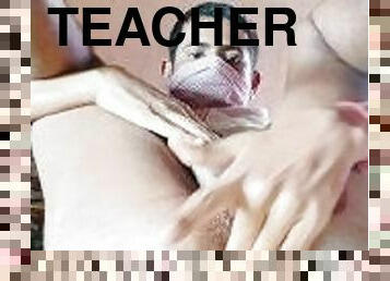 Horny teacher fucking his student asshole