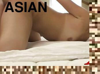 asia, payudara-besar, posisi-seks-doggy-style, isteri, sayang, blowjob-seks-dengan-mengisap-penis, penis-besar, manis, kecil-mungil, berambut-cokelat