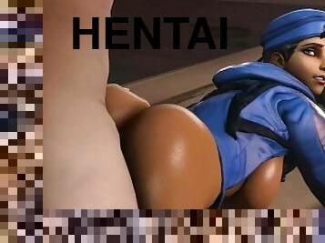 teta-grande, estilo-cão, anal, babes, chupanços, fudendo, anime, hentai, 3d, mamas