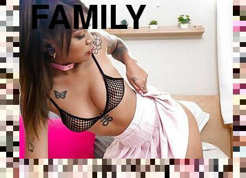 Bruno Dickemz & Yumi Sin in Jerkin It To My Stepsiss Ahegao Tick Tocks - MyPervyFamily