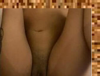 SPICY RICAN MAMI CUMS HARD FROM MY BBC TIP!!!
