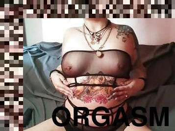 masturbação, orgasmo, caseiro, botins, pés, pov, langerie, tatuagem, provocando