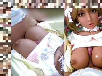 tetas-grandes, enorme, amateur, chorro-de-corrida, adolescente, facial, corrida, mona, tetas, fetichista