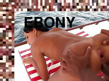 Fit Brown Brazil Teen Jessica Deep Anal Sex On Boat Trip