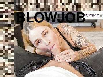 MommyBlowsBest - My Inked Step-Mom Suckes Me Off Dry - Sarah Vandella, Jay Romero