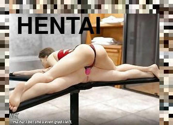 anal, adolescente, hentai, amante, dominación