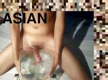 asiatisk, gammal, avsugning, cumshot, gigantisk-kuk, tonåring, gay, sprut, söt, äldre