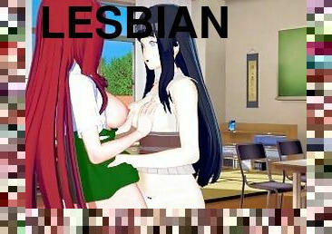 lesbijskie, 3kąt, anime, hentai, 3d