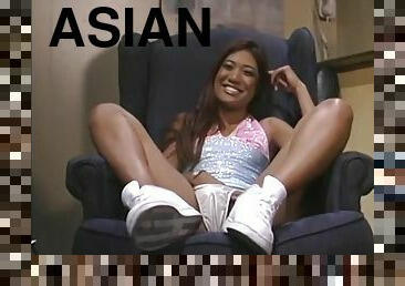 asiatisk, store-patter, gammel, anal, kæmpestor-pik, teenager, tøs, amerikansk, ældre, brunette