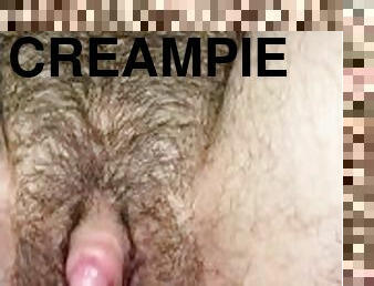 fisse-pussy, transvestit, blandede-racer, creampie, ladyboy, sperm, hvid, våd, drillende