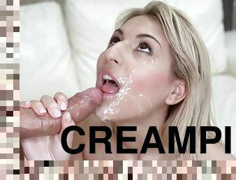 dilettant, kompilation, creampie, beule, oral