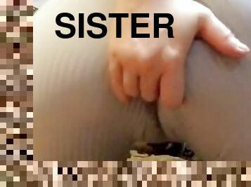 Naughty girls! Sexting my step sister on Snapchat until we BOTH squirt!