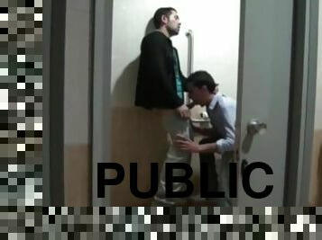 young latino straight fucked by a top guy in public toilets