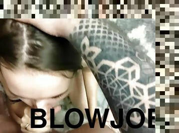 get on your knees and suck, slobbering blowjob - Sunako_Kirishiki