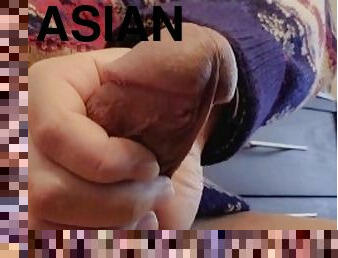 asia, mastubasi, amatir, handjob-seks-dengan-tangan-wanita-pada-penis-laki-laki, seorang-diri, penis